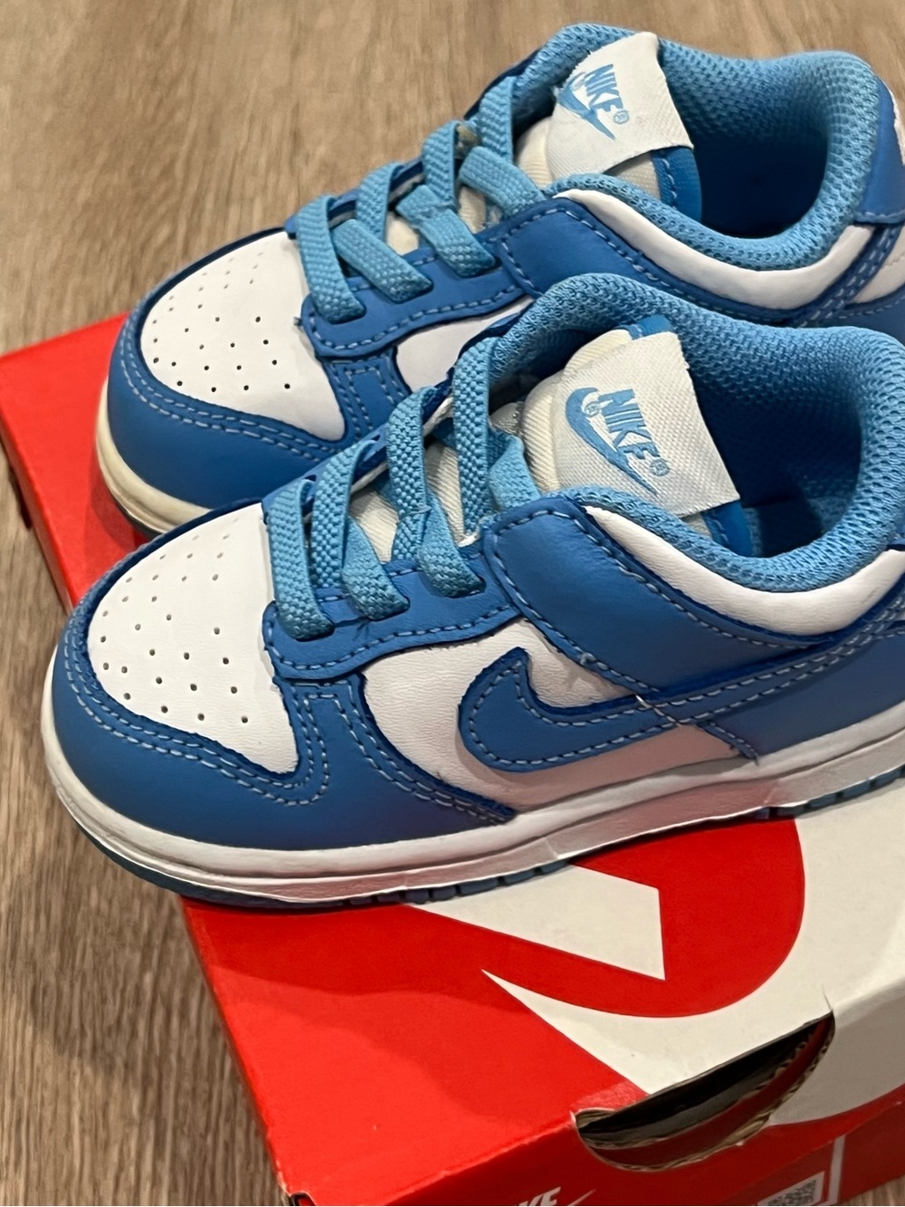 Toddler Nike dunk university blue